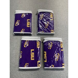 LSU Tigers NCAA Standard Pillowcase Purple Gold Team Logo College Covers NIP‎